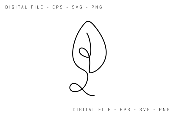 Continuous One Line Drawing of Leaf: A Designer's Review