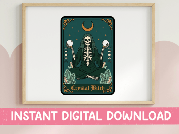 Crystal Witch Tarot Card Sticker: A Designer's Review