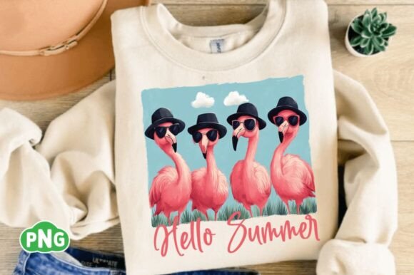 Flamingo Summer Png: A Designer's Take on Sublimation & Stitch