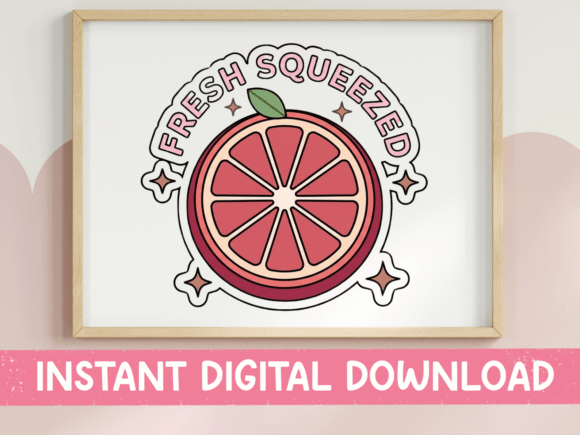 Fresh Squeezed Grapefruit Sticker: A Designer's Review