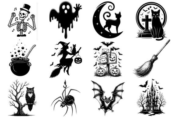 Halloween SVG Bundle Ghost Witch Cat B Review