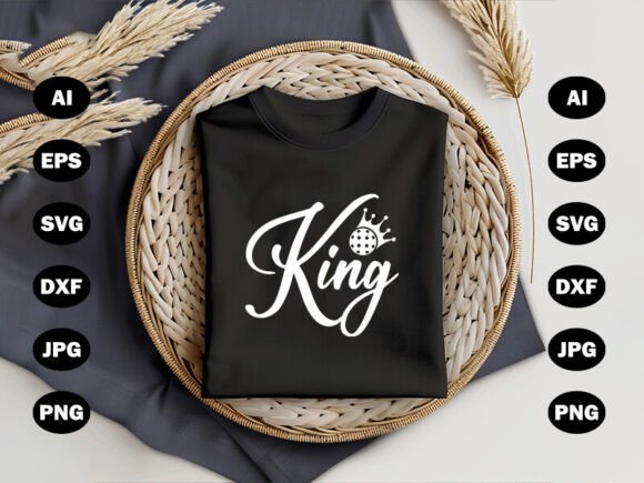 Pickleball King T-shirt Design: A Designer's Review