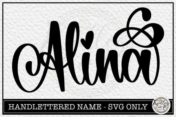 Review: Alina Name SVG for Hand-Lettered Embroidery
