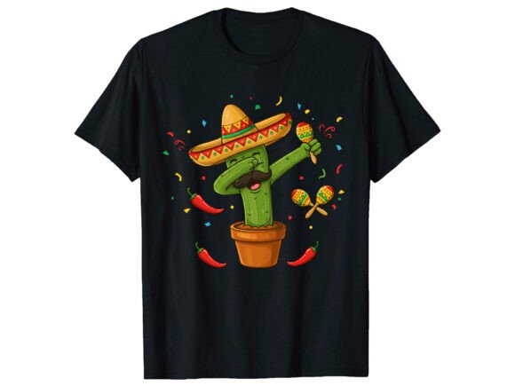 Review: Dabbing Mexican Cinco De Mayo T-shirt Design