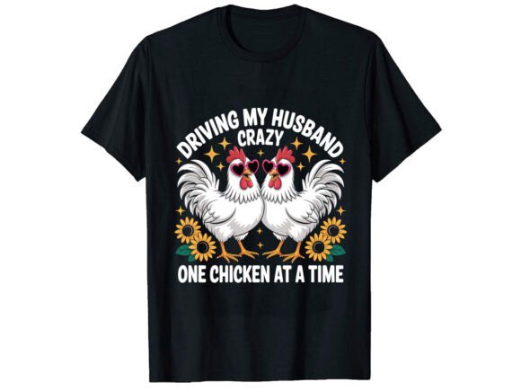 Review: Driving My Chicken T-Shirt PNG SVG for Embroidery