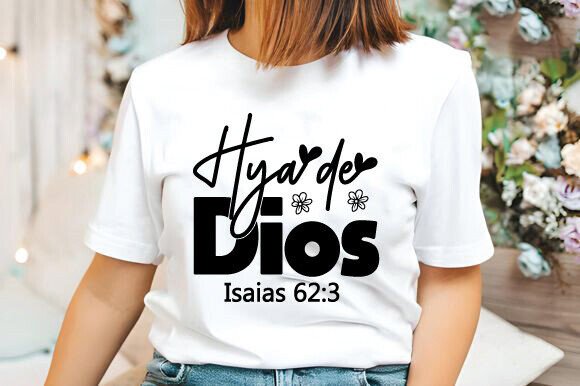 Review: Hija De Dios Isaias 62 3 SVG PNG for Embroidery