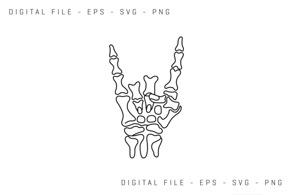 Skeleton Hand Rock and Roll Gesture: A Designer's Review