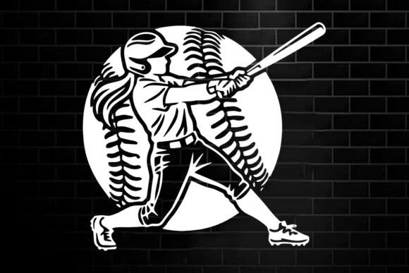Softball Girl SVG Review: A Designer's Take on Female Player Art
